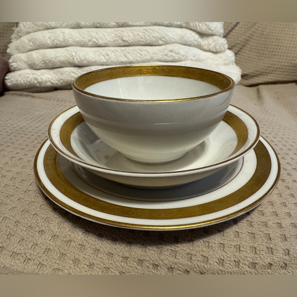 Vintage O.P.C.O Syracuse China 3-Piece Set (Late 1960s)